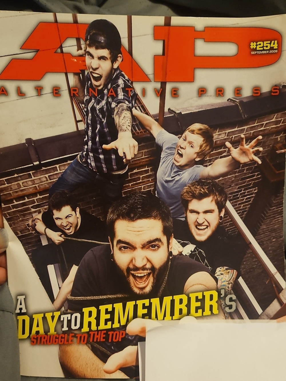 A Day To Remember Alternative Press Magazine September 2009